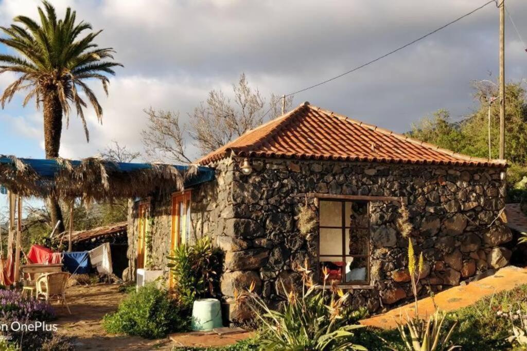 Casita En El Campo Con Vista Al Oceano Villa Tijarafe Bagian luar foto