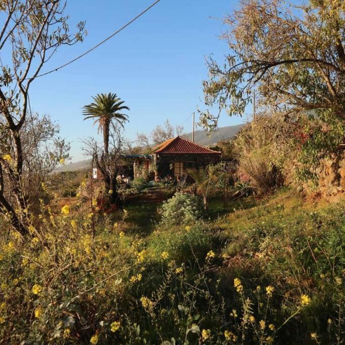 Casita En El Campo Con Vista Al Oceano Villa Tijarafe Bagian luar foto
