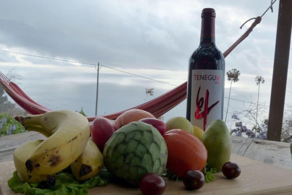 Casita En El Campo Con Vista Al Oceano Villa Tijarafe Bagian luar foto