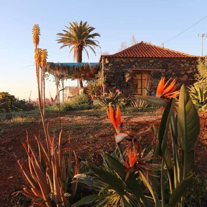 Casita En El Campo Con Vista Al Oceano Villa Tijarafe Bagian luar foto