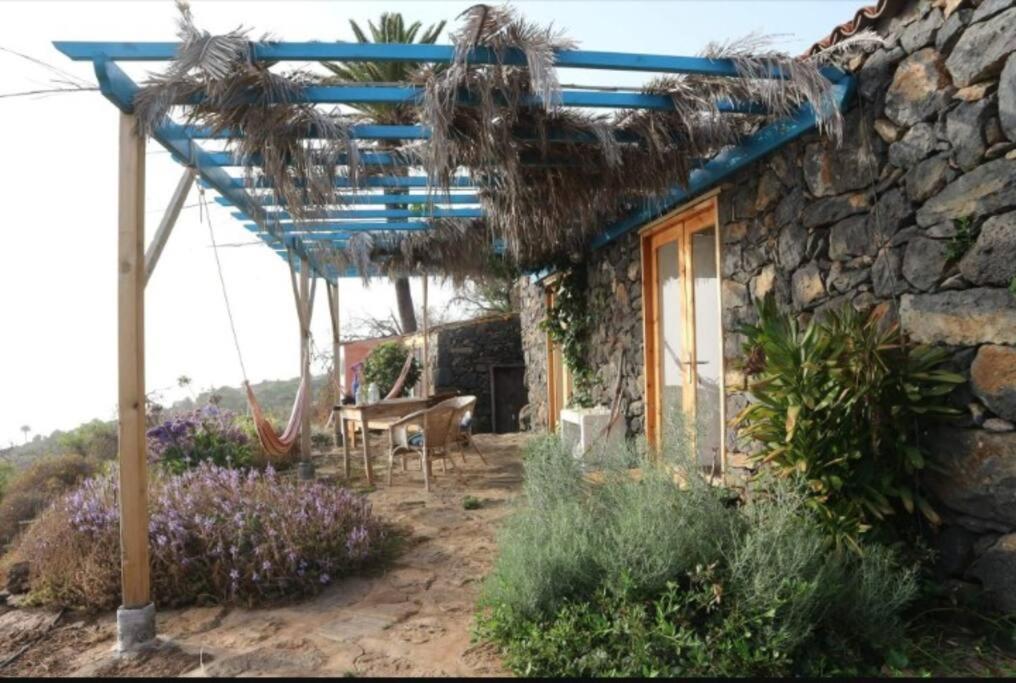 Casita En El Campo Con Vista Al Oceano Villa Tijarafe Bagian luar foto