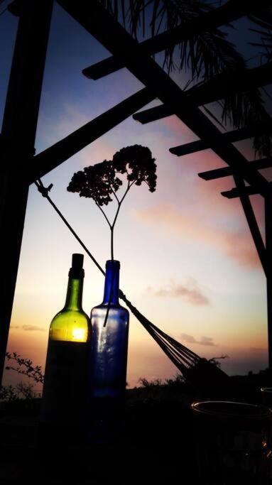 Casita En El Campo Con Vista Al Oceano Villa Tijarafe Bagian luar foto