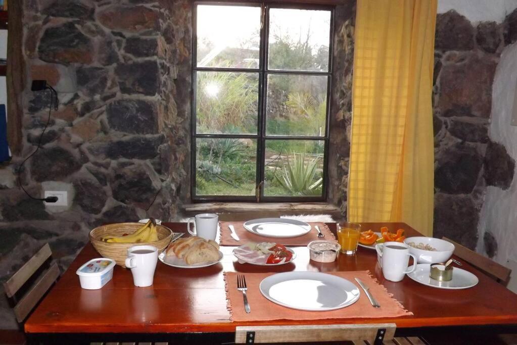 Casita En El Campo Con Vista Al Oceano Villa Tijarafe Bagian luar foto