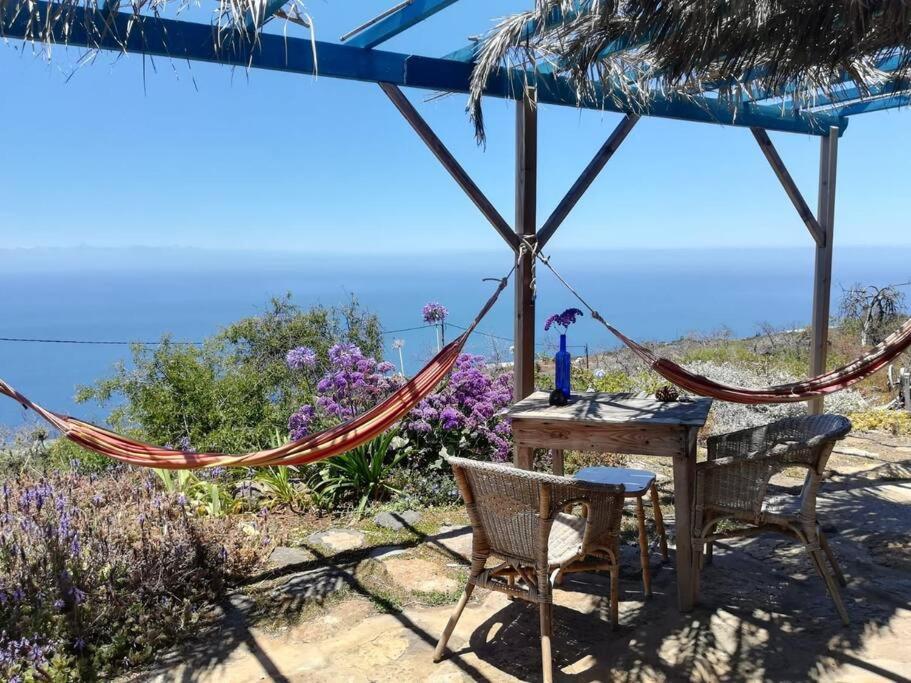 Casita En El Campo Con Vista Al Oceano Villa Tijarafe Bagian luar foto