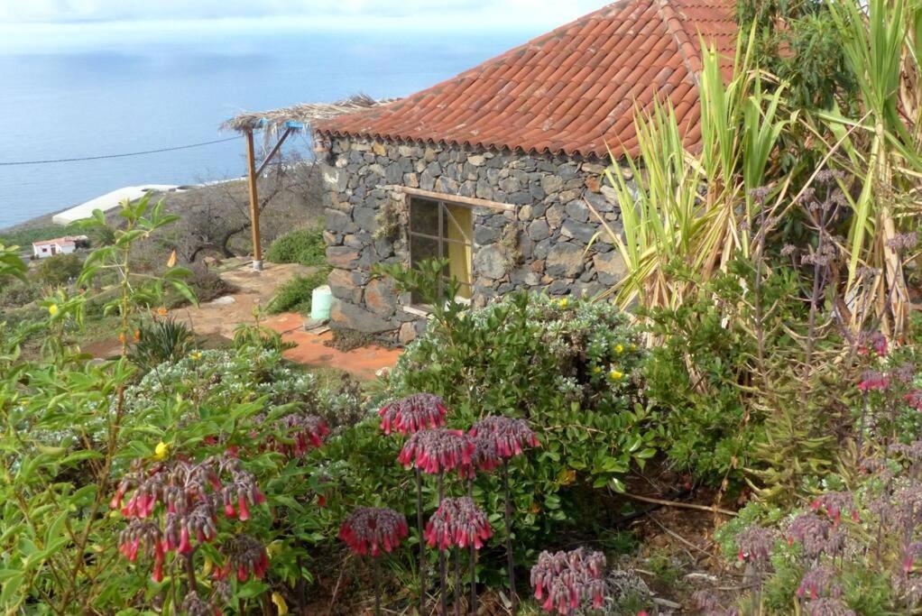 Casita En El Campo Con Vista Al Oceano Villa Tijarafe Bagian luar foto