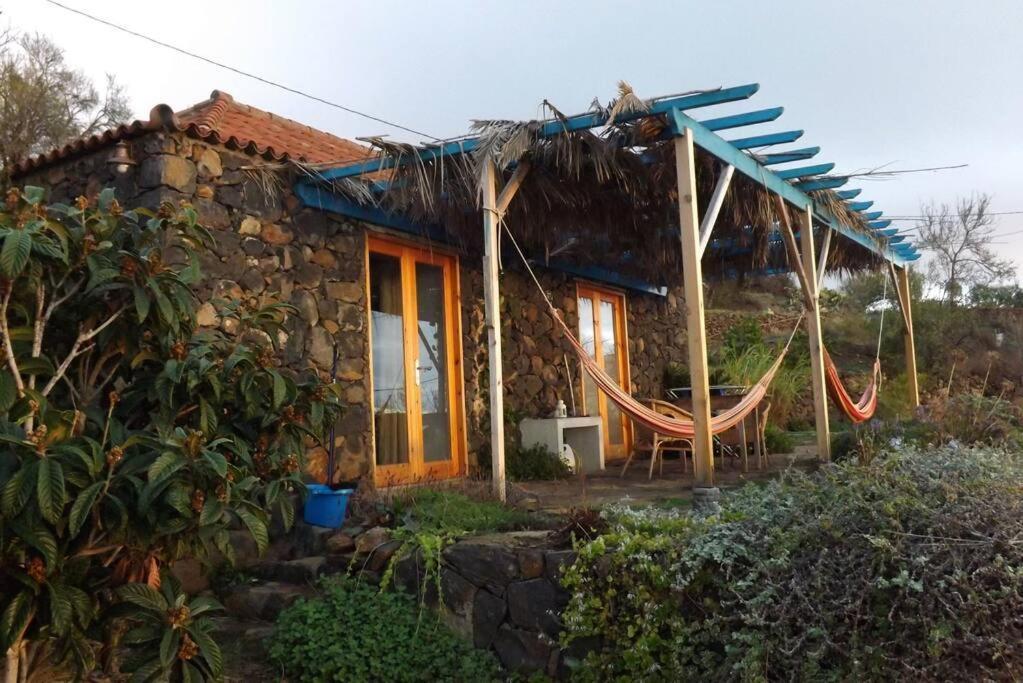 Casita En El Campo Con Vista Al Oceano Villa Tijarafe Bagian luar foto