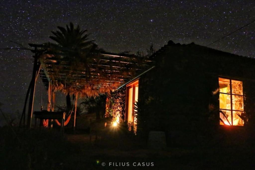 Casita En El Campo Con Vista Al Oceano Villa Tijarafe Bagian luar foto