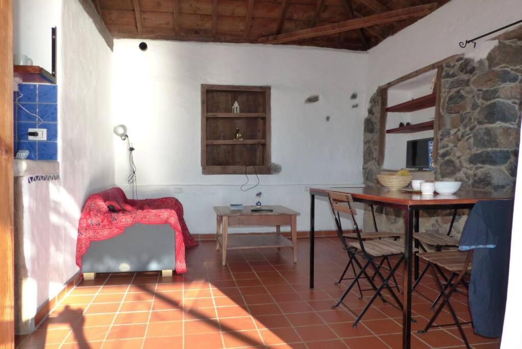 Casita En El Campo Con Vista Al Oceano Villa Tijarafe Bagian luar foto