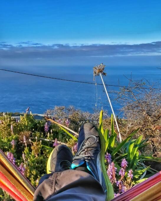 Casita En El Campo Con Vista Al Oceano Villa Tijarafe Bagian luar foto